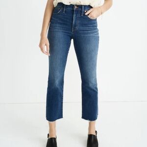 Madewell Cali Demi-Boot Raw Hem Jeans - Size 29